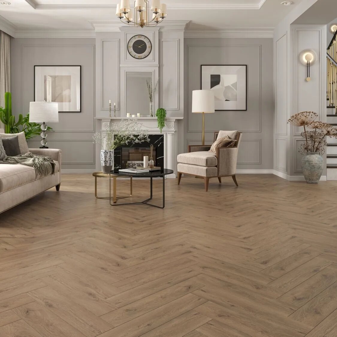 Кварцвиниловая плитка Norland Lagom Parquet LVT 1034-9 Sterk